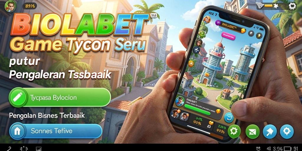Tangkapan layar gameplay BIOLABET menunjukkan strategi bisnis yang menarik.