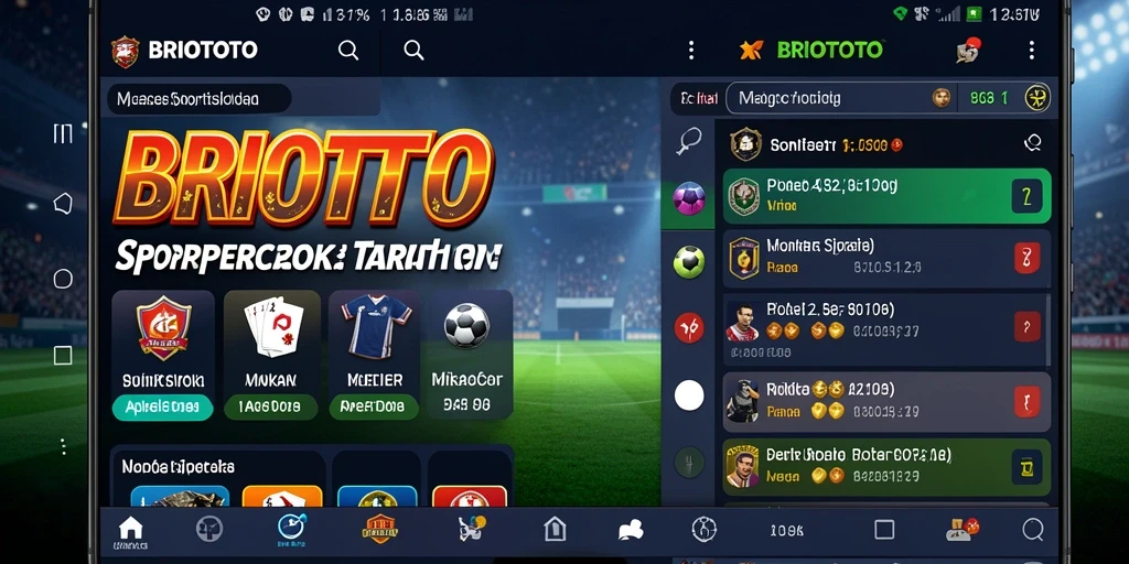 Tampilan gameplay BRIOTOTO yang menarik dalam taruhan olahraga.