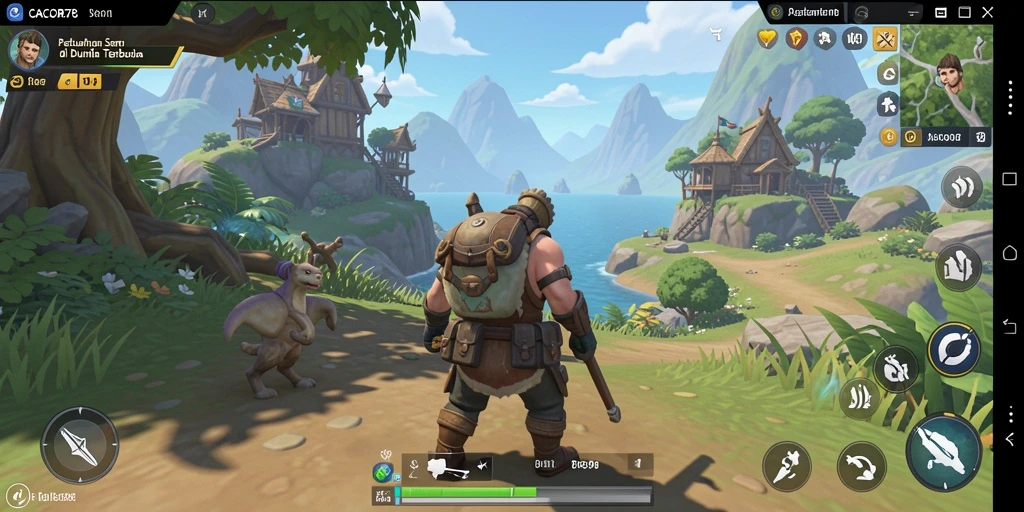 Menampilkan gameplay menakjubkan dalam dunia terbuka CACOR78.