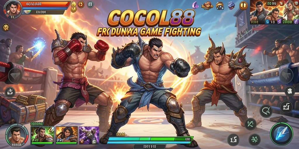 Tangkapan layar gameplay menunjukkan pertarungan seru COCOL88.