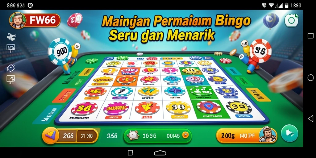 Tampilan screenshot utama FW66 menampilkan gameplay Bingo yang seru.
