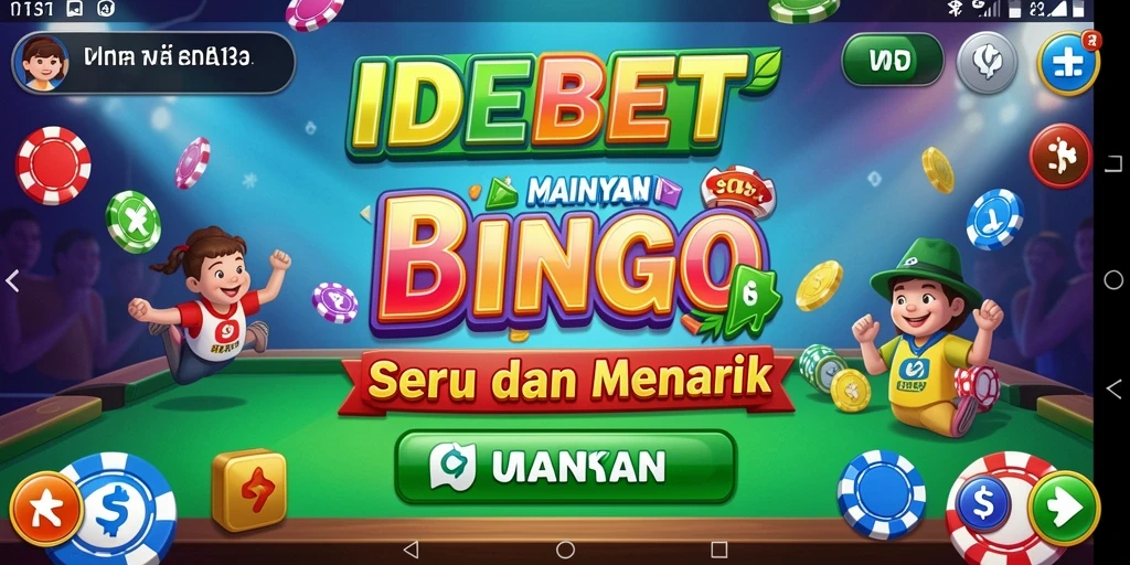 Tampilan gameplay Bingo di IDEBET yang seru dan interaktif.