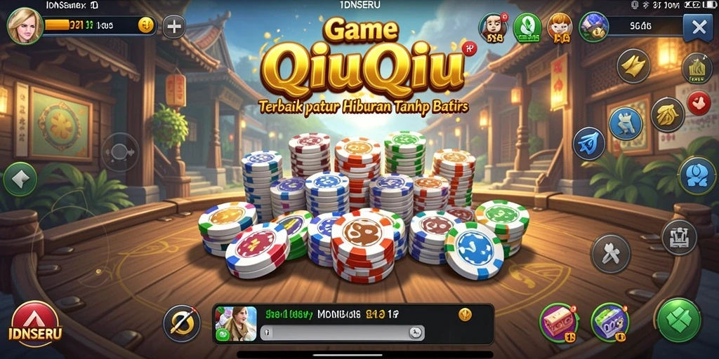 Menampilkan gameplay menarik dari IDNSERU QiuQiu.