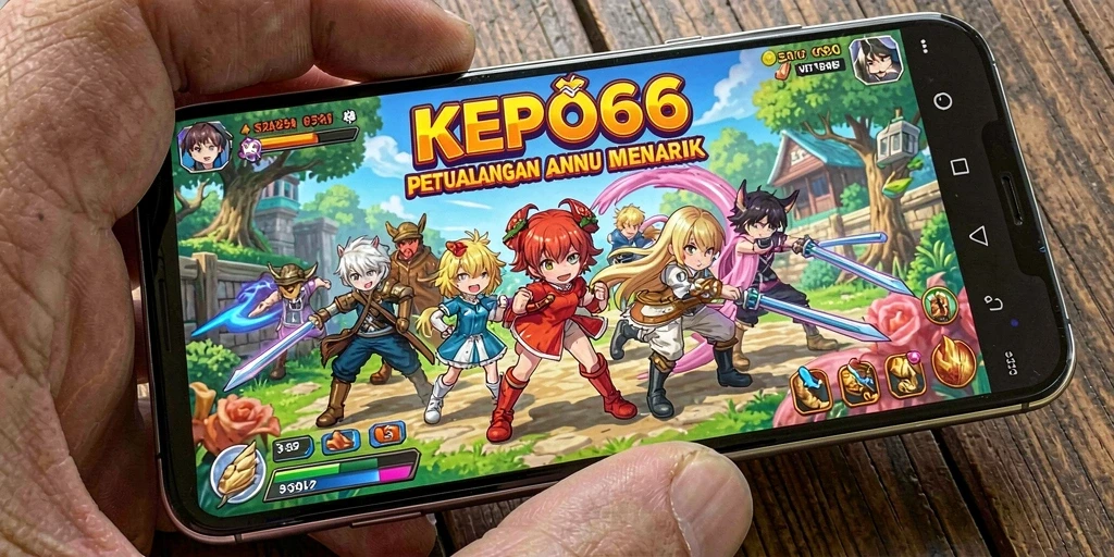 Tampilan gameplay anime yang menakjubkan dan interaktif.