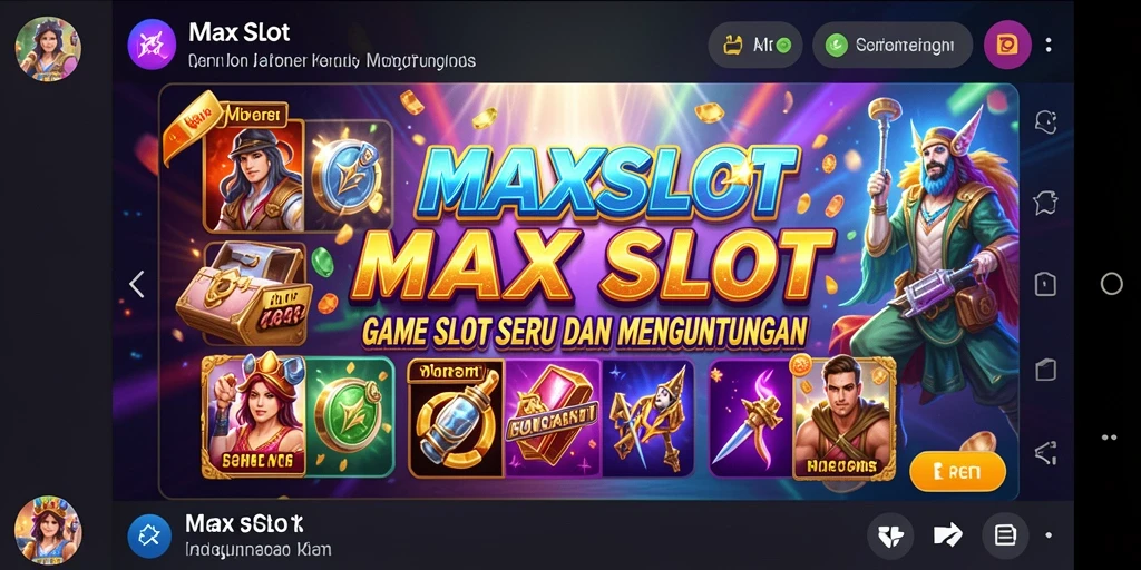 Gameplay menarik pada MAXSLOT dengan grafis yang memukau.