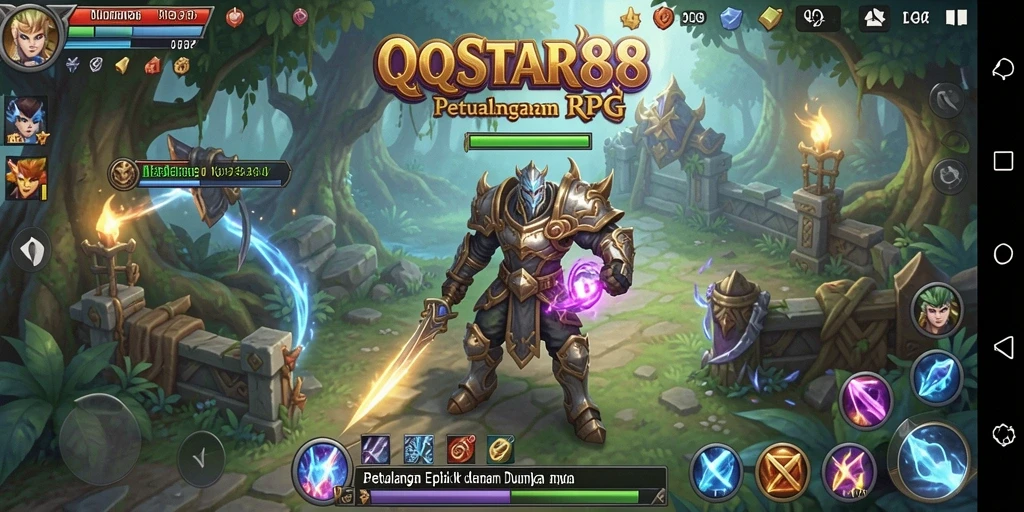 Screenshot gameplay QQSTAR88 menampilkan aksi seru dan grafis menawan.