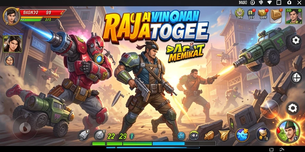 Tampilan gameplay RAJATOGEL yang penuh aksi dan menegangkan.