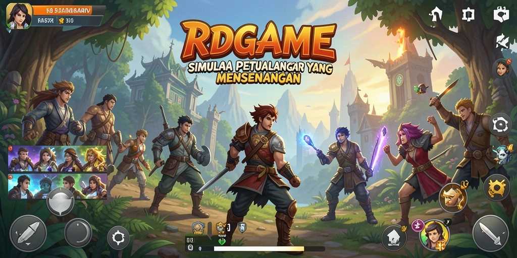 Tampilan gameplay RPGAME yang mengasyikkan dan penuh petualangan.