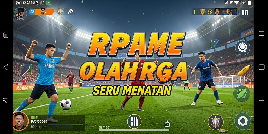 Tampilan menarik dari gameplay RPRR dengan aksi olahraga yang seru.