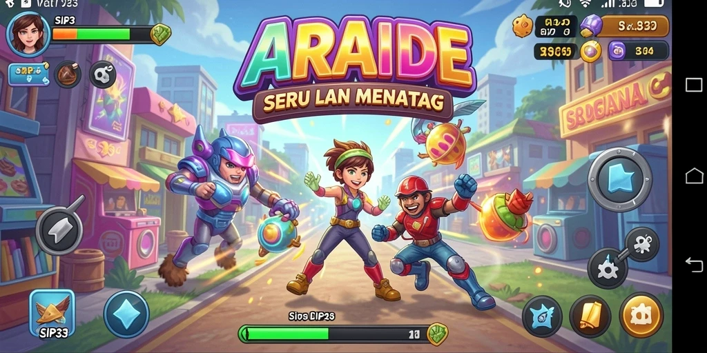 Tampilan gameplay SIP33 yang menarik dan penuh aksi.